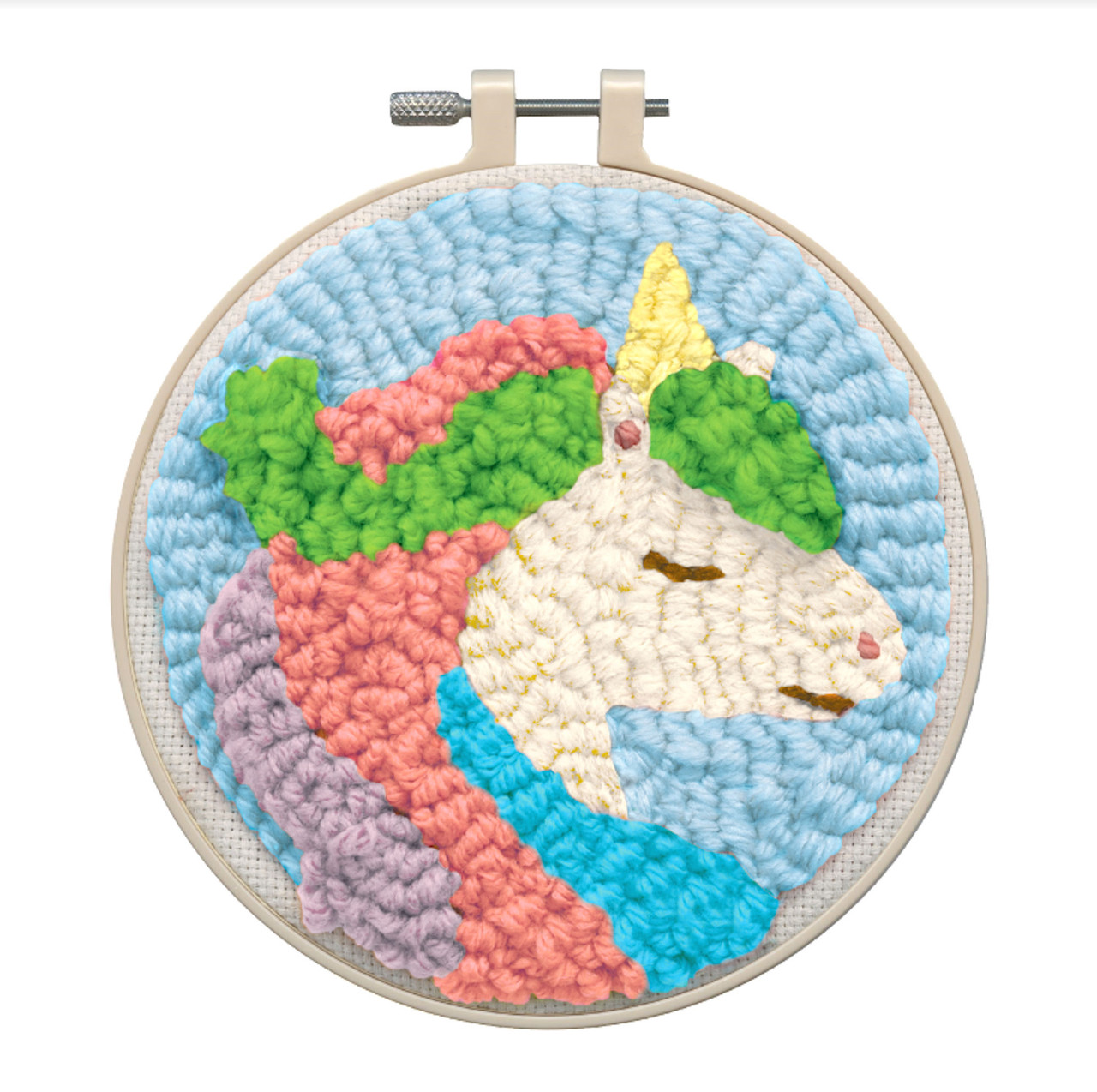 Design Works Punch Needle - Unicorn w/6" Hoop