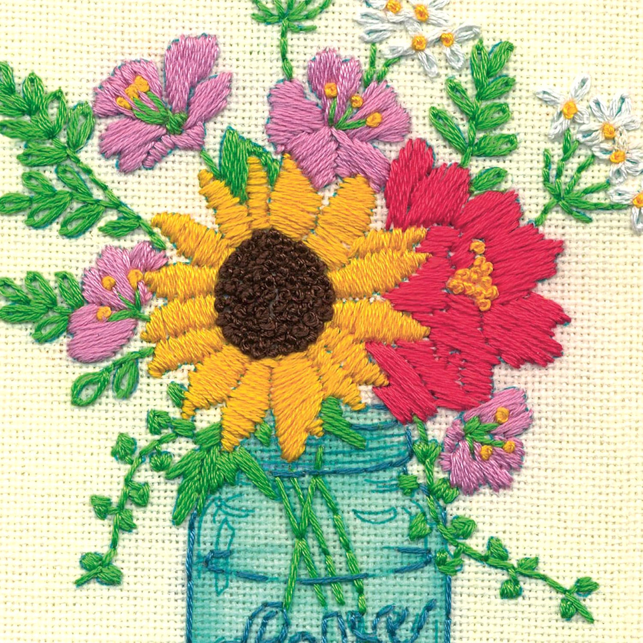 Dimensions Learn a Craft - Floral Jar w/6