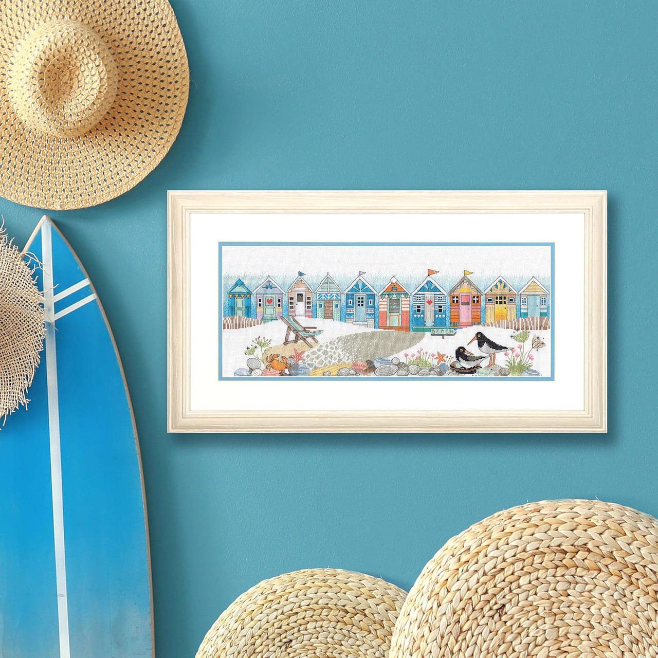 Dimensions - Beach Huts - CrossStitchWorld