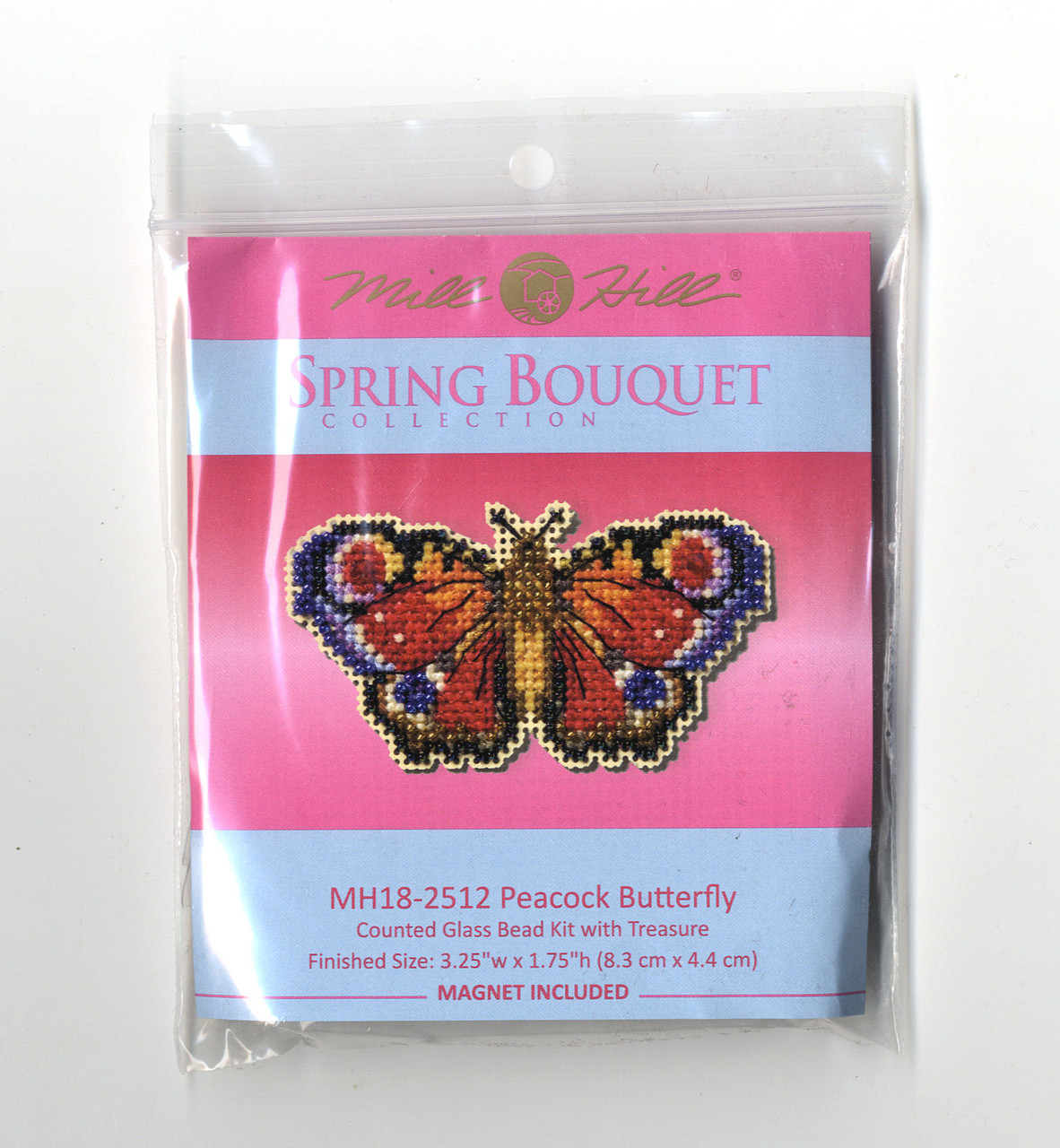 Beaded Cross Stitch Mill Hill Monarch Butterfly Cross Stitch Kit