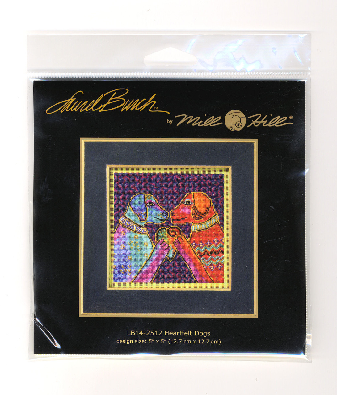 Mill Hill - 2025 Laurel Burch - Heartfelt Dogs - CrossStitchWorld