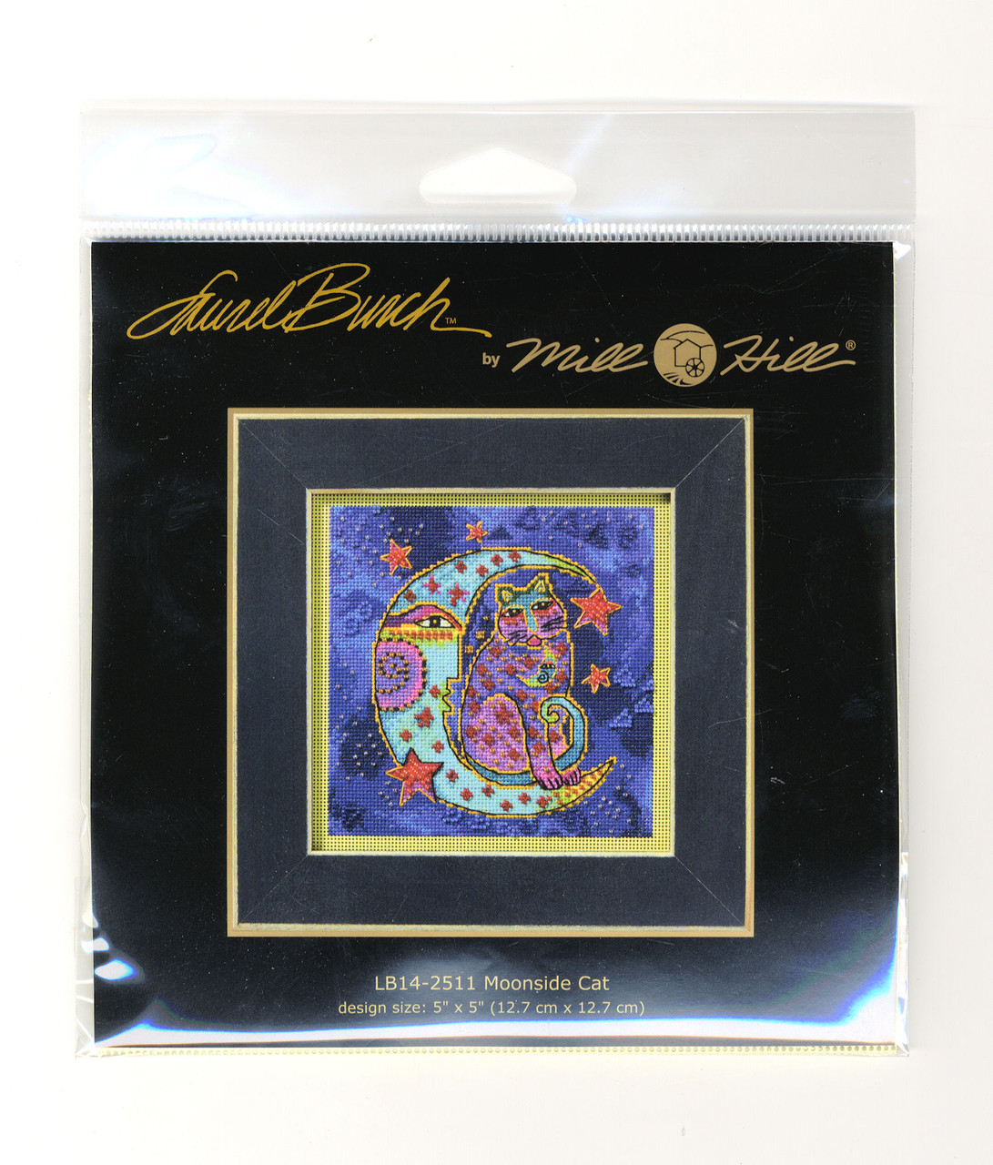 Mill Hill - 2025 Laurel Burch - Moonside Cat - CrossStitchWorld