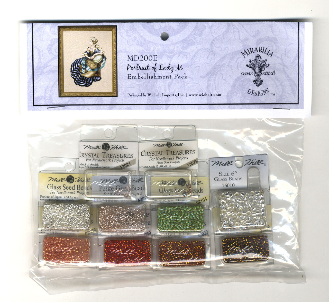 Mirabilia Embellishment Pack - Portrait of Lady M - CrossStitchWorld