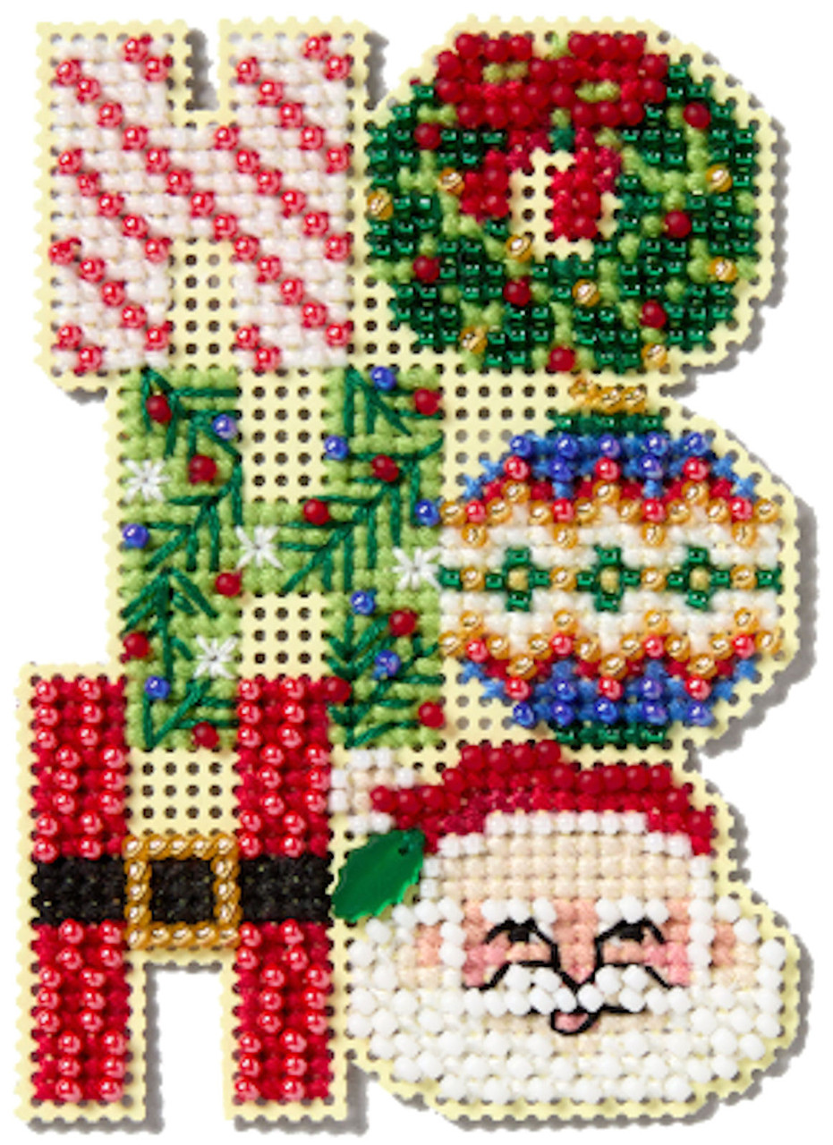 Mill Hill 2025 Winter Holiday Collection - Ho, Ho, Ho Ornament