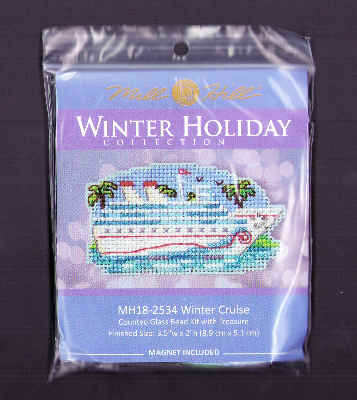 Mill Hill 2025 Winter Holiday Collection - Winter Cruise Ornament Mill Hill 2025 Winter Holiday Collection - Winter Cruise Ornament