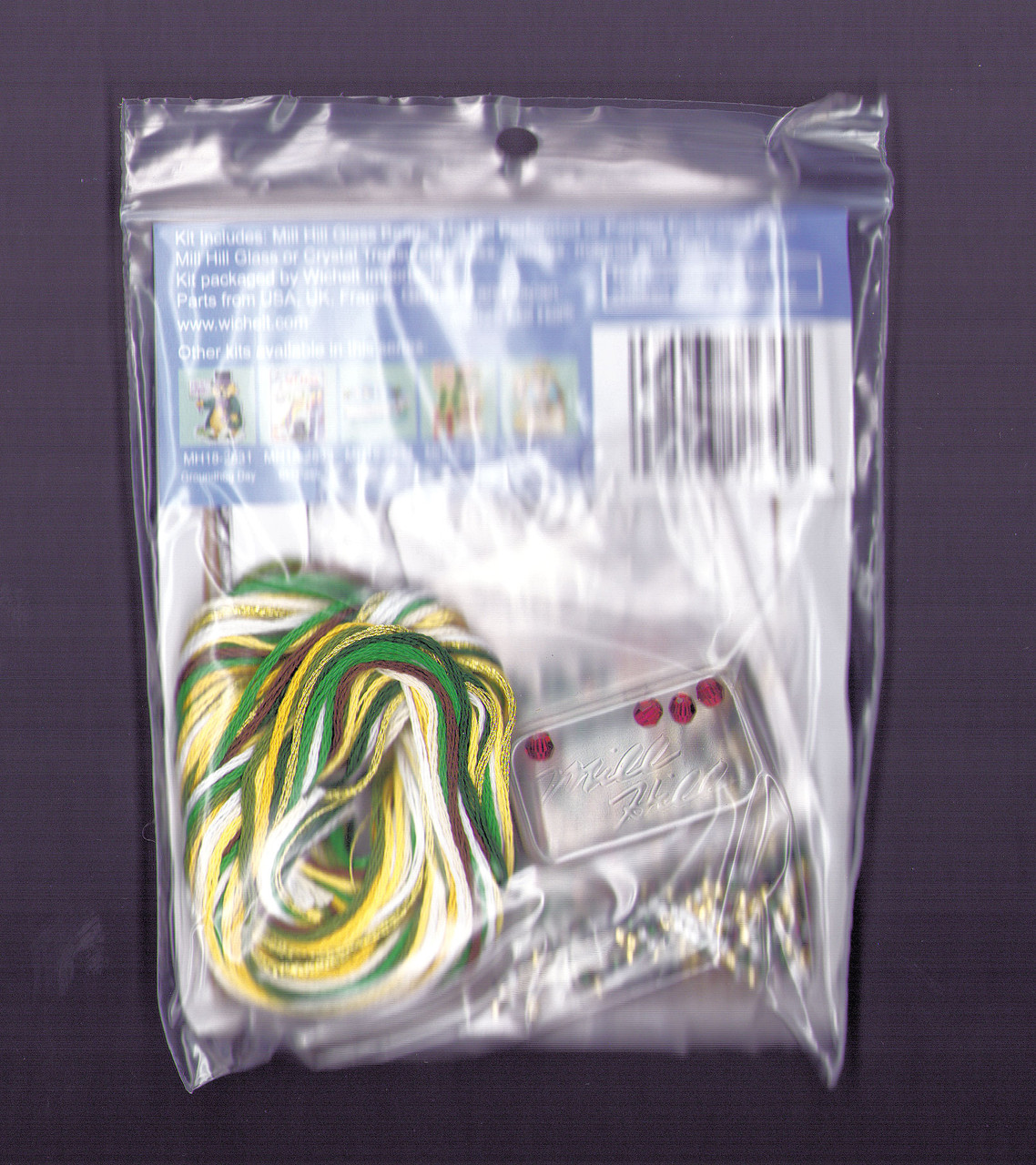 Mill Hill 2025 Winter Holiday Collection - Green Candy Canes Ornament Mill Hill 2025 Winter Holiday Collection - Green Candy Canes Ornament