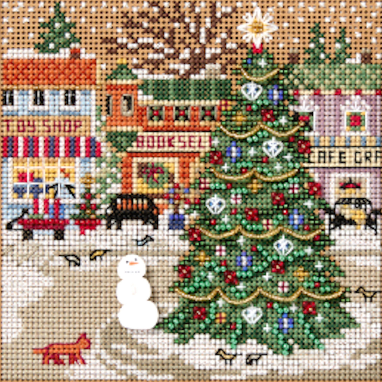 Mill Hill 2025 Winter Series - Holiday Square - CrossStitchWorld