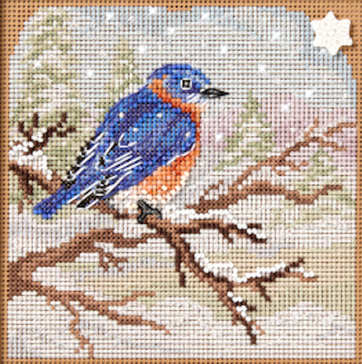 Mill Hill 2025 Winter Series - Snowy Bluebird