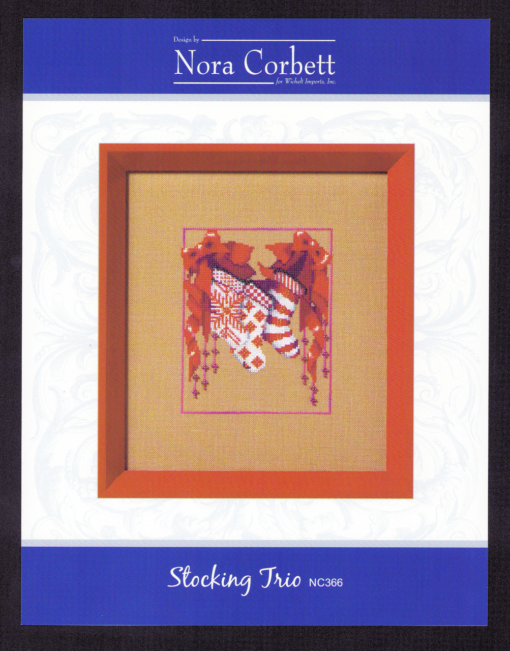 Nora Corbett Christmas Fair Isle Red Collection - Stocking Trio