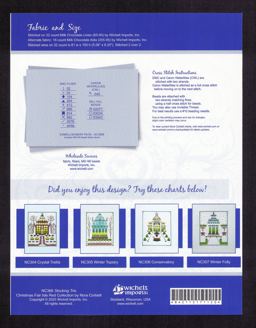 Nora Corbett Christmas Fair Isle Red Collection - Stocking Trio