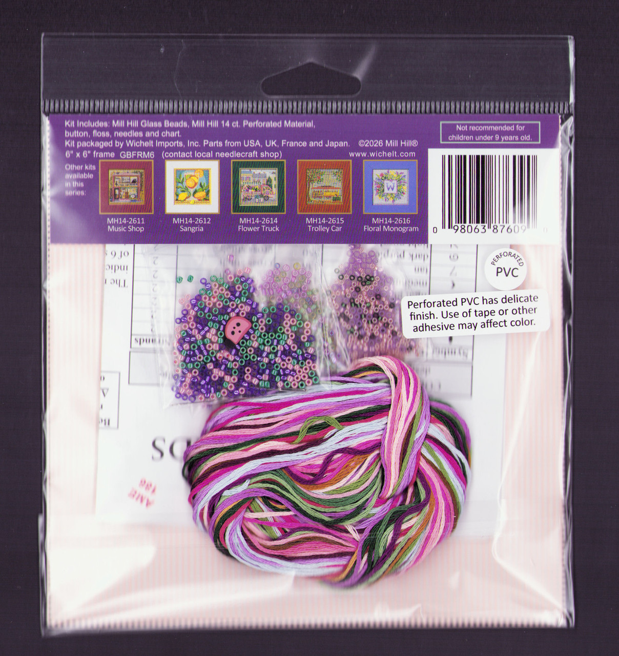 値引【М】HYOD STJ542S ST-X TEXTILE ROUNDEL 2026 Mill Hill Buttons & Beads Spring Series - Hyacinths