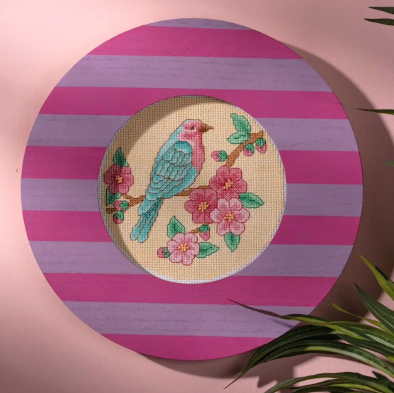 Plaid / Bucilla - Calming Bird w/6" Hoop