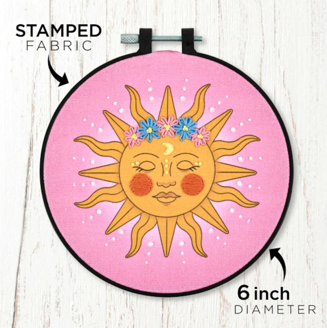 Plaid / Bucilla - Dreamy Sun w/6" Hoop