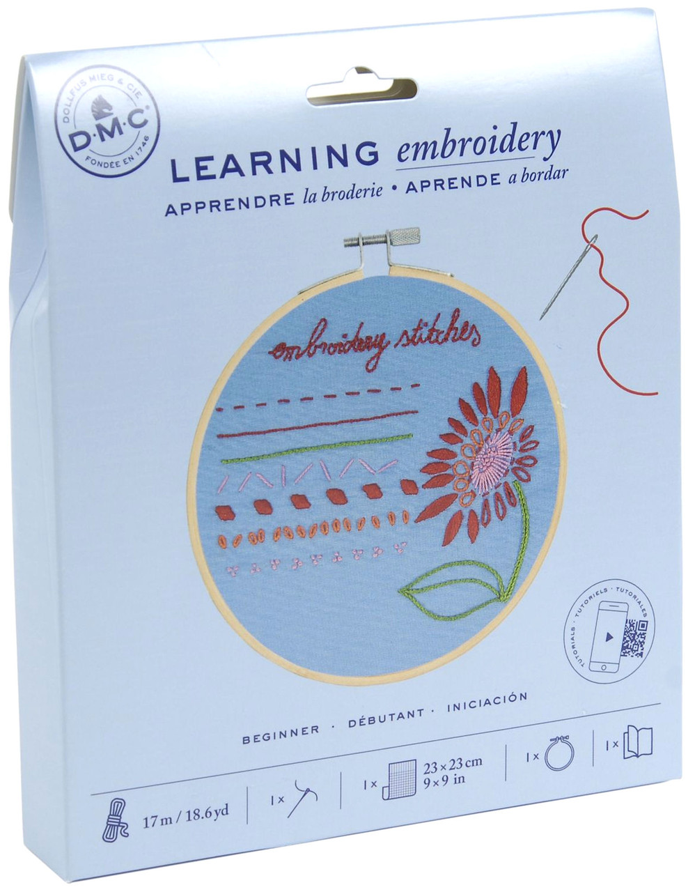 DMC Learning Embroidery Starter Kit