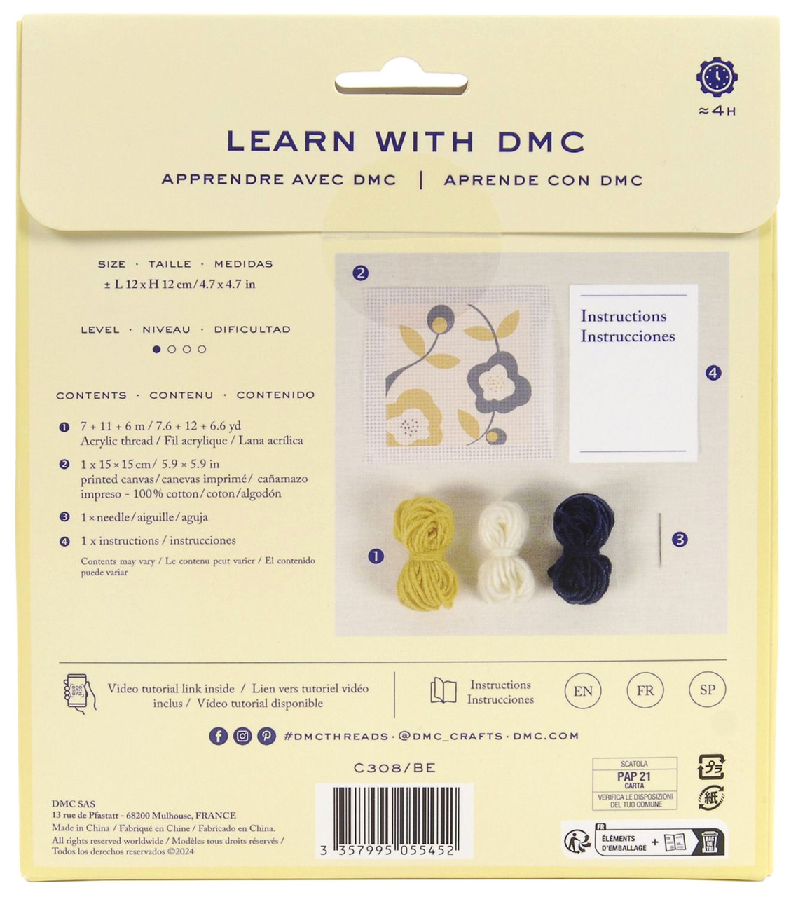 DMC Learning Tapestry / Needlepoint Starter Kit