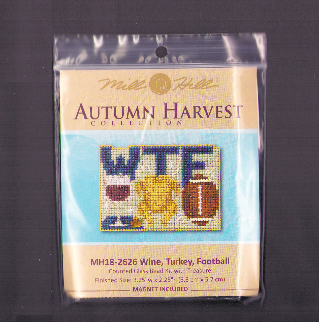 Mill Hill 2026 Autumn Harvest Collection - Wine, Turkey, Football