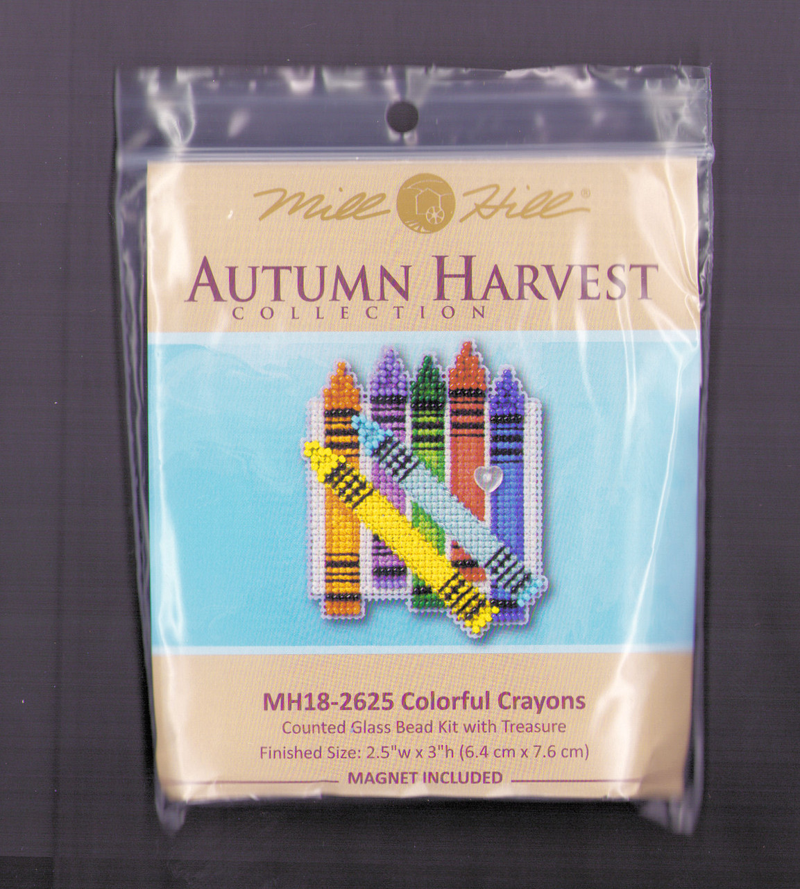 Mill Hill 2026 Autumn Harvest Collection - Colorful Crayons