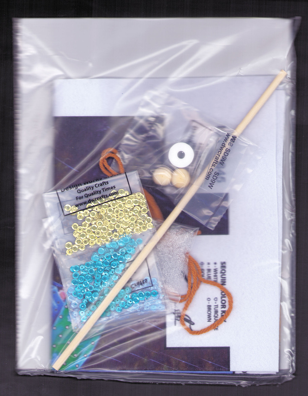 Design Works 2027 Jeweled Calendar Kit - Rain Days
