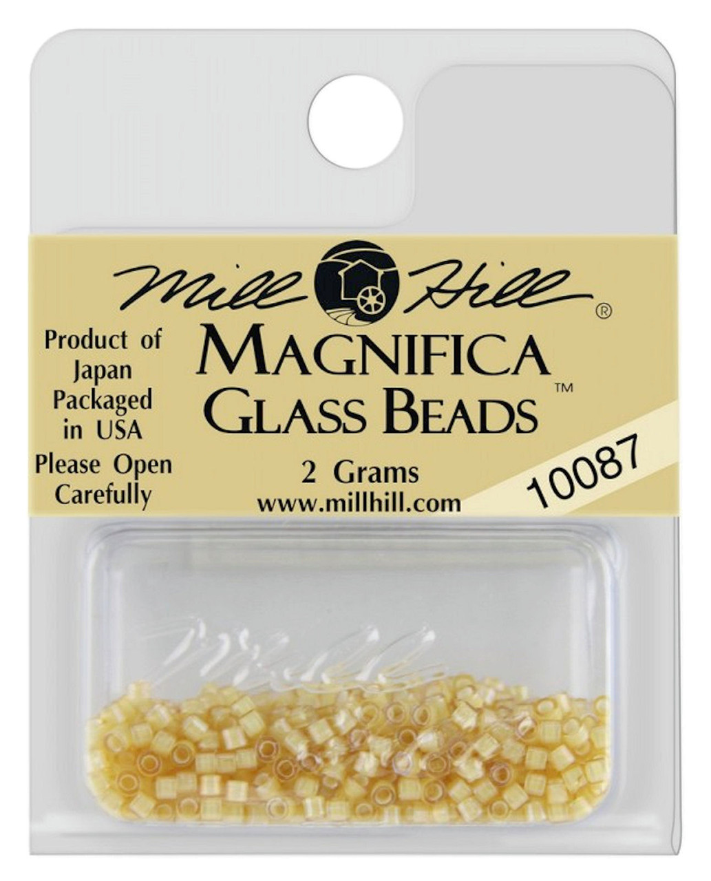 Mill Hill Magnifica Glass Beads 2g - Pale Honey #10087