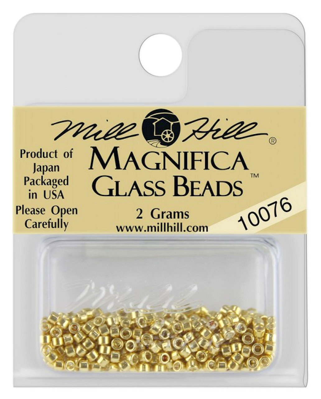 Mill Hill Magnifica Glass Beads 2g - Gold #10076