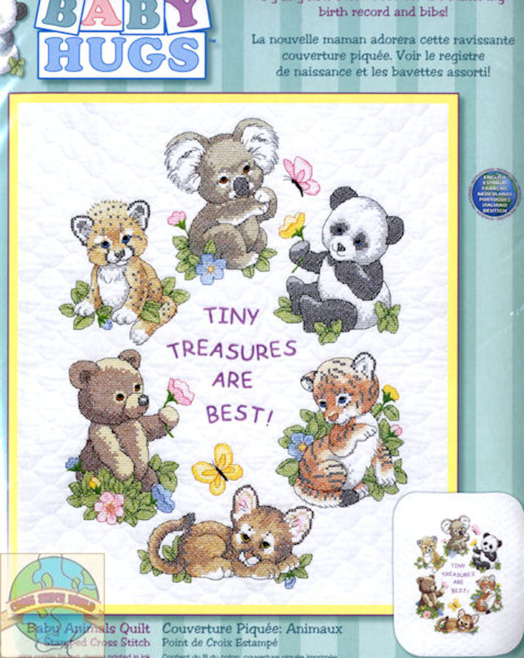 Dimensions Baby Hugs - Baby Animals Quilt