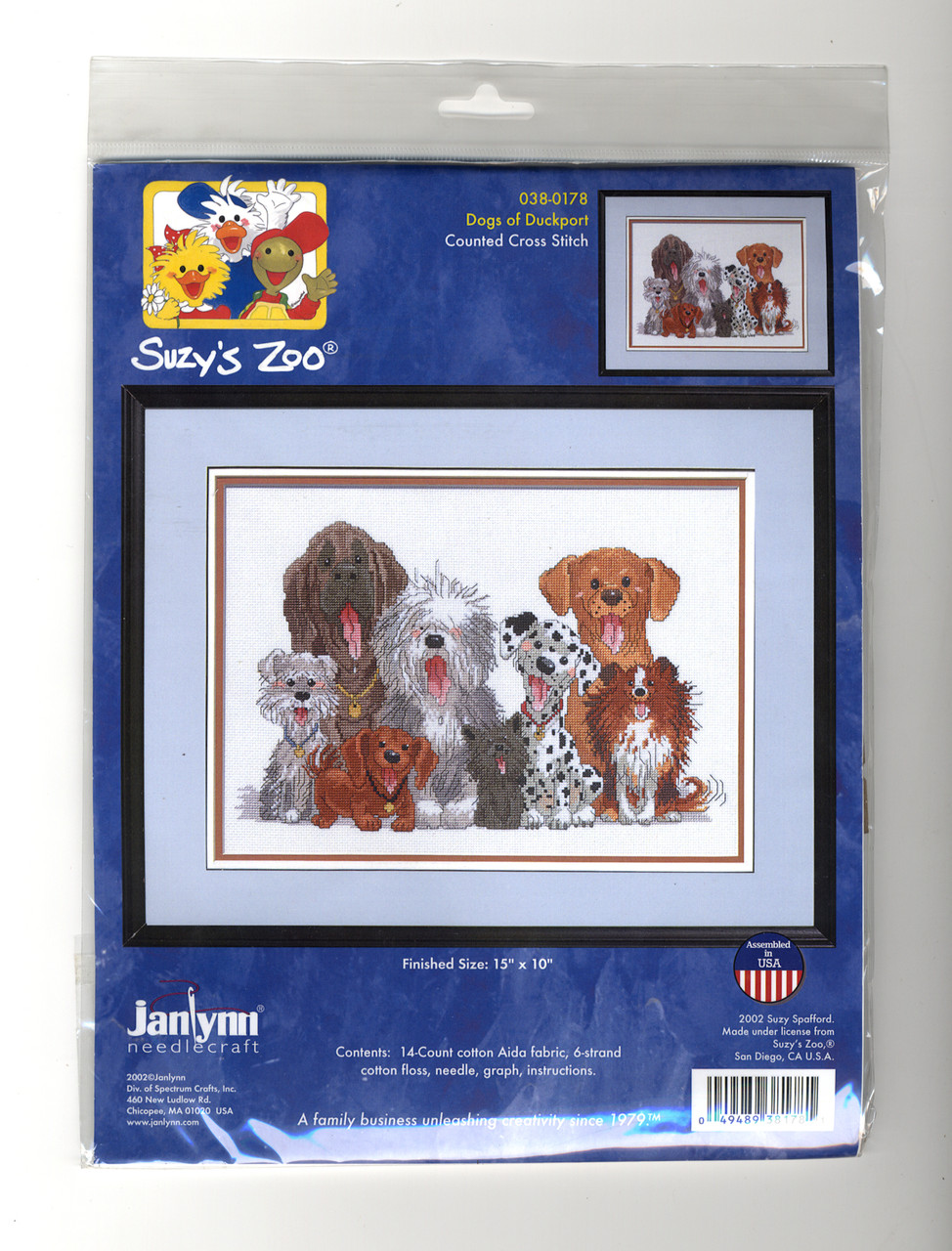 Janlynn - Suzy's Zoo Dogs of Duckport - CrossStitchWorld