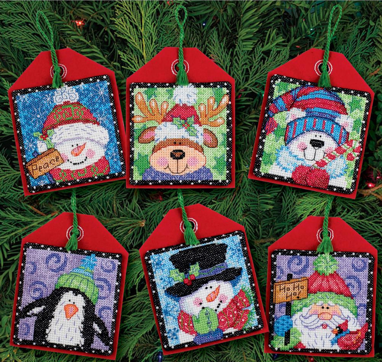 Dimensions - Christmas Pals Ornaments - CrossStitchWorld