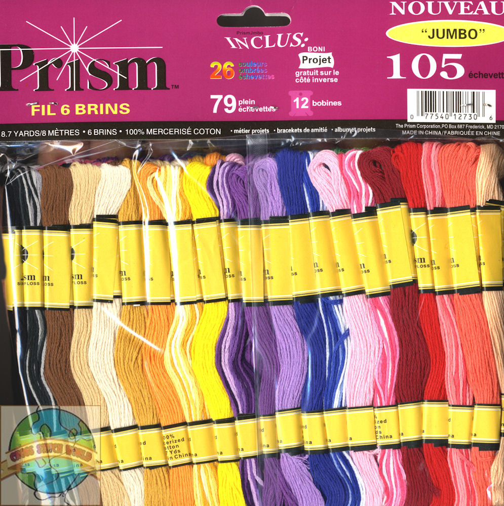 DMC Prism - Jumbo Pack of 105 Embroidery Floss - CrossStitchWorld