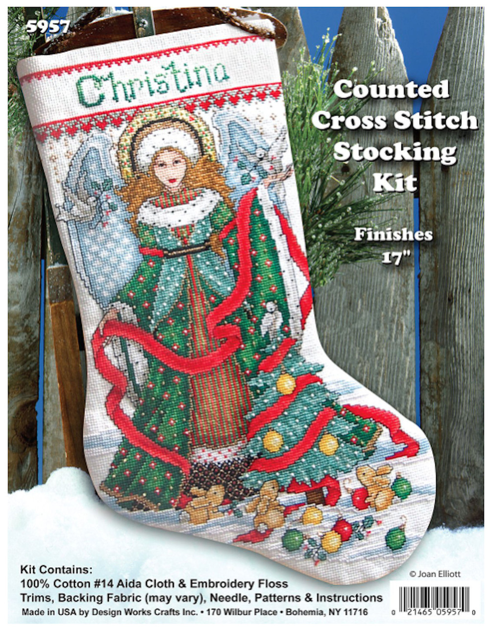 Design Works - Christmas Angel Stocking