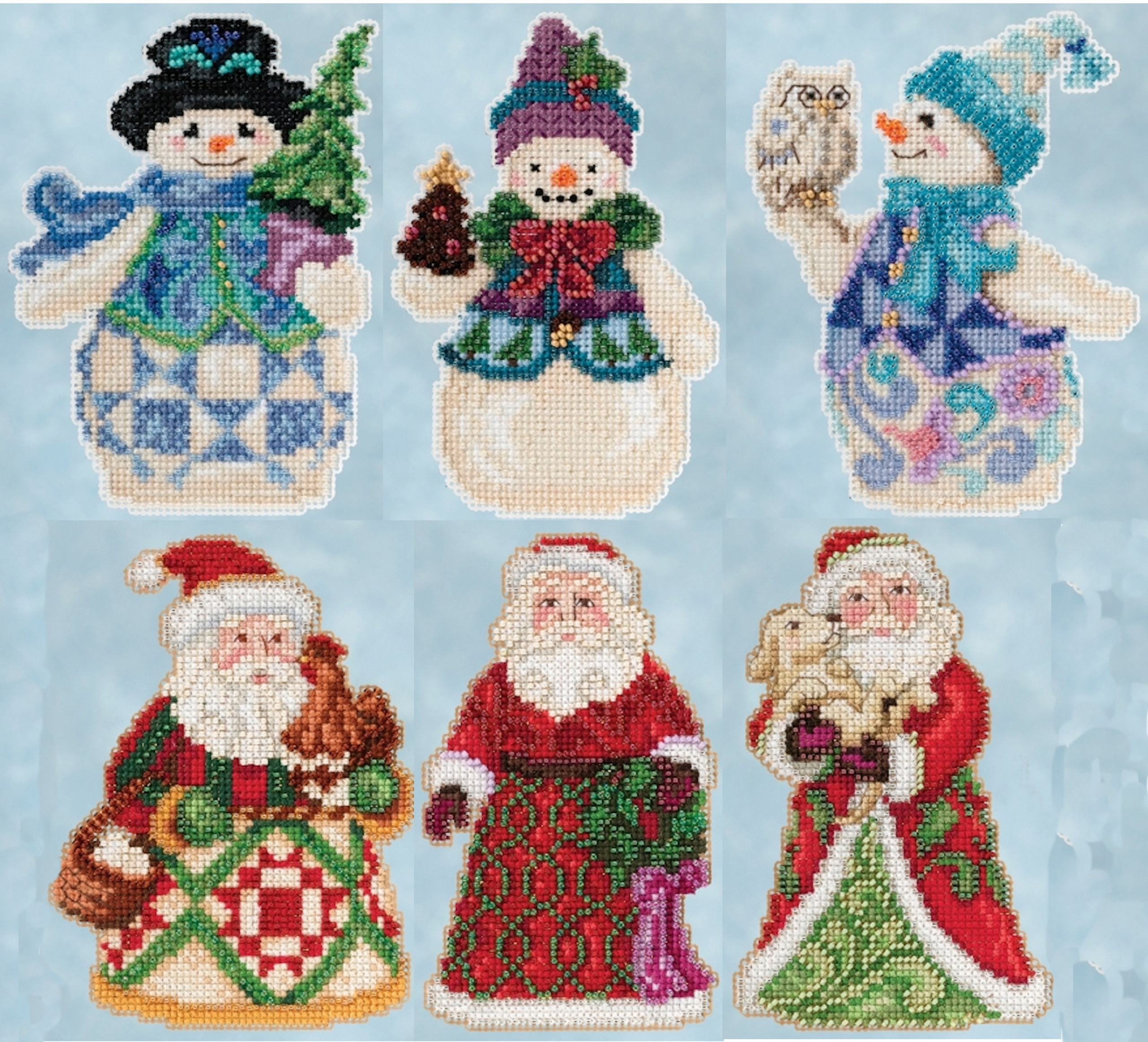 Mill Hill 2015 Jim Shore Winter Series (Set of 6 Kits) CrossStitchWorld