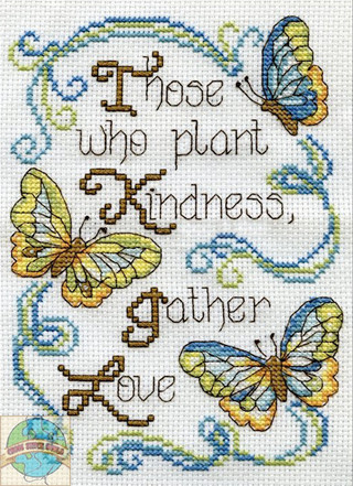 Design Works - Butterfly Kindness - CrossStitchWorld