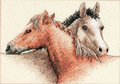 14 Count 088677353964 Dimensions Counted Cross Stitch Kit 14"X10" Wild Horse 