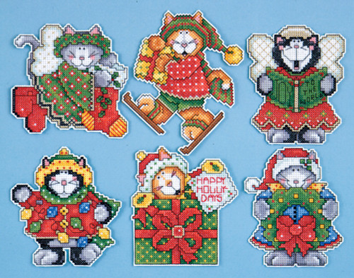 Design Works - Kitten Ornaments (6) Design Works - Kitten Ornaments (6)