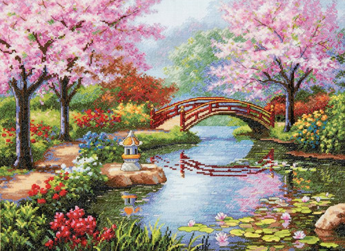 Gold Collection - Japanese Bridge - CrossStitchWorld