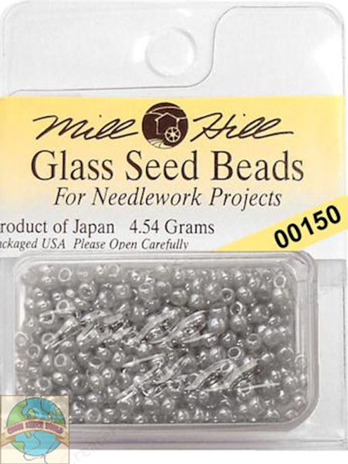 Mill Hill Glass Seed Beads 4.54g Grey #00150