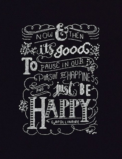 Design Works - Just Be Happy Chalkboard