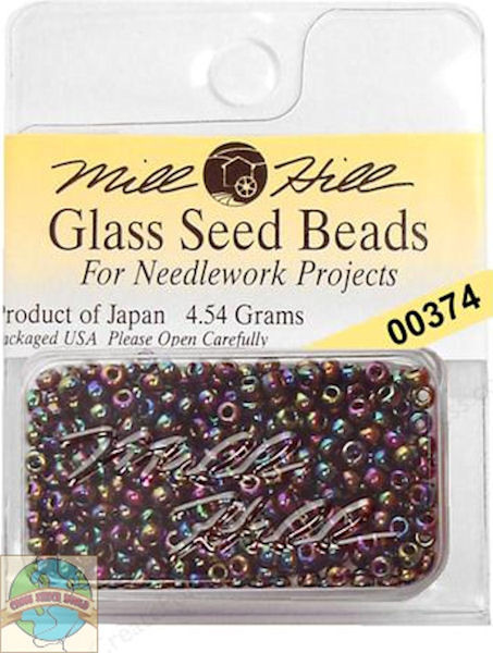 Mill Hill Glass Seed Beads 4.54g Emerald #00332 - CrossStitchWorld