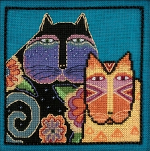 Mill Hill / Laurel Burch - Feline Friends (AIDA) - CrossStitchWorld