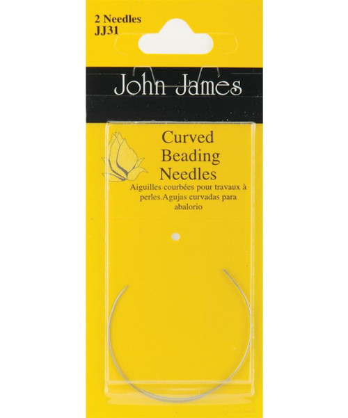 John James - Size 10 Curved Beading Needles (2)