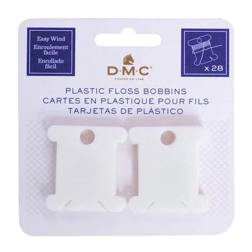 DMC - 28 Plastic Floss Bobbins