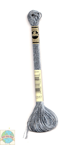 DMC Light Effects Floss - Titanium #E317 - CrossStitchWorld