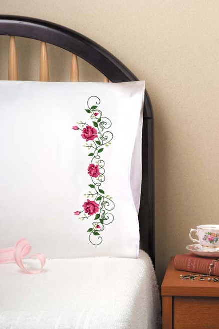 machine embroidery pillowcase designs