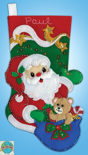 Design Works - Starlight Santa Stocking