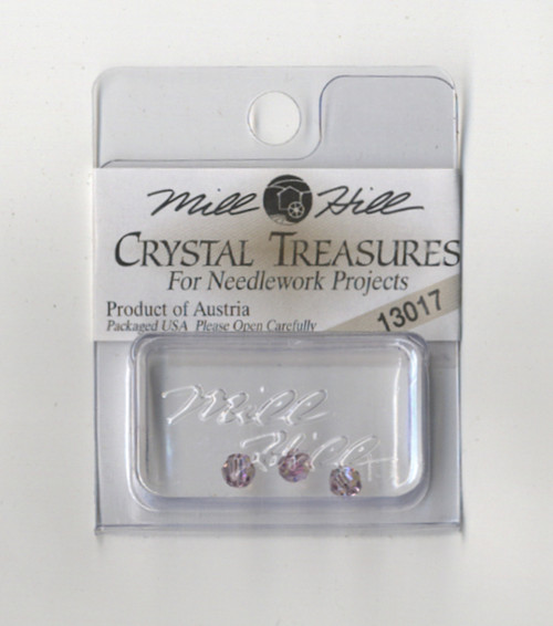 Mill Hill Crystal Treasures - Round Bead Light Amethyst AB #13017