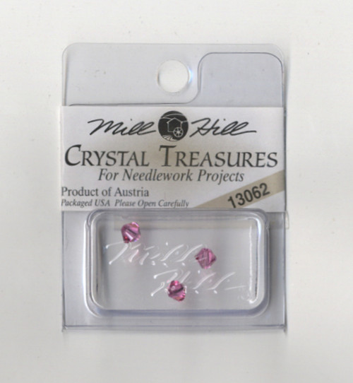 Mill Hill Crystal Treasures - Rondele Champagne Rose #13062