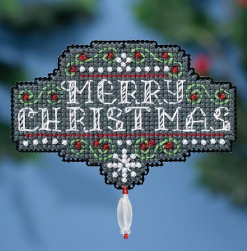 Mill Hill 2016 Winter Holiday Collection - Chalkboard Christmas Ornament