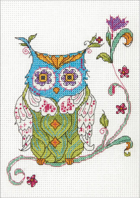 Wise Owl Cross Stitch Pattern - Digital Download – Stitched Modern