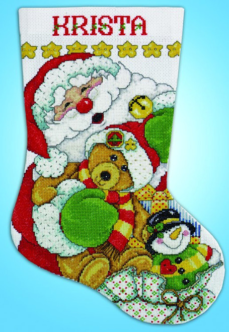 Design Works - Santa and Friends Stocking