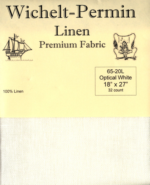 Wichelt Permin Premium Cross Stitch Linen 32 ct Water Lily 18 x 27