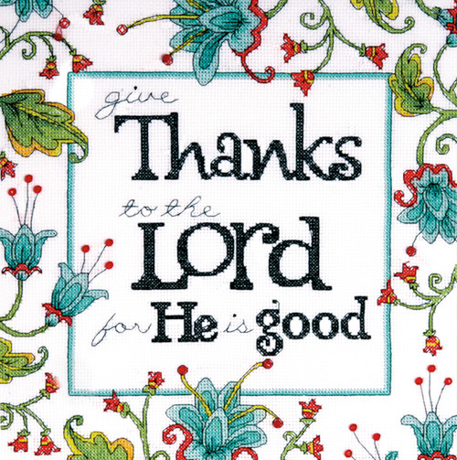 Design Works Cross-Stitch-Kit „Trust In The Lord“ – 10x8 Zoll, Mit Garn, Nadel & Anleitung